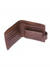 Portofel barbati piele coffe Cefiro cu cusatura