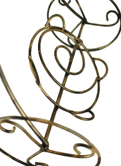 Suport flori din fier forjat tip Bicicleta mare